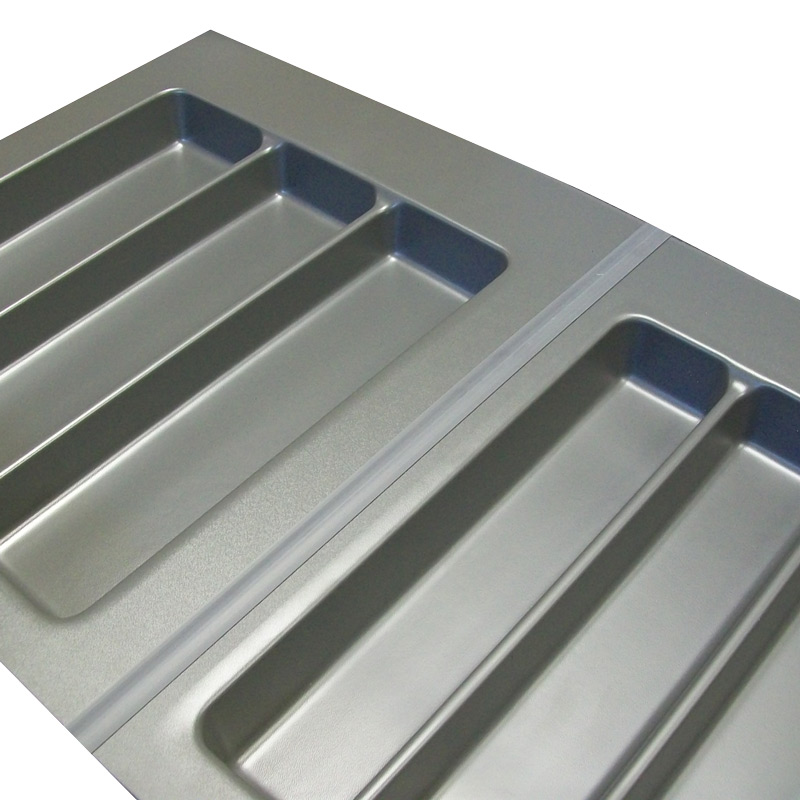 Image Divider junction moulding chrome on one side and grey on the reverse side