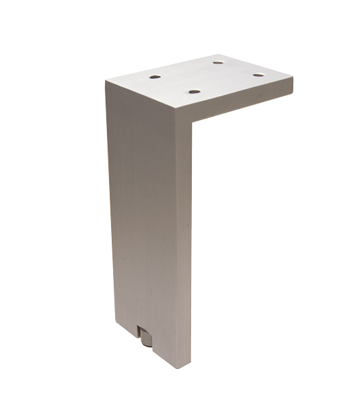 Viefe Fonda 150 mm foot stainless steel finish with leveler