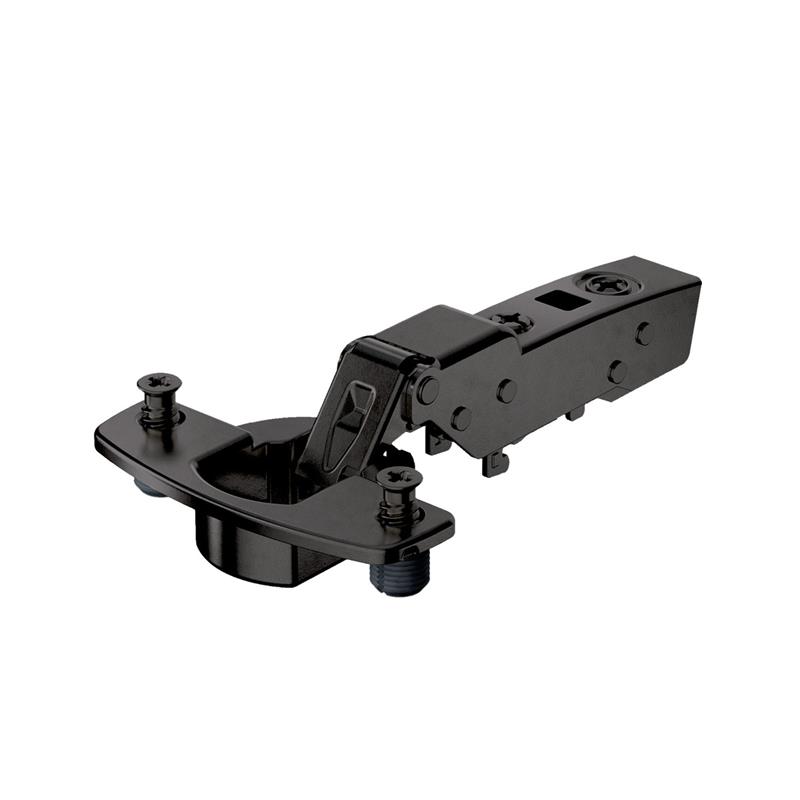 Sensys 8675 110° free-swing half overlay hinge 45 mm, expanding dowels