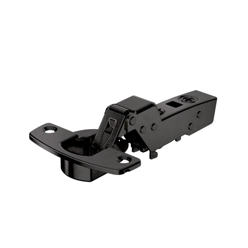 Image Sensys 8675 110° free-swing inset hinge 52 mm screw-on obsidian black