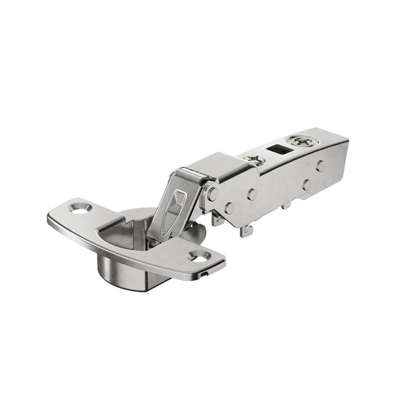 Sensys 8645i 110° half overlay hinge 52 mm soft-close, screw-on