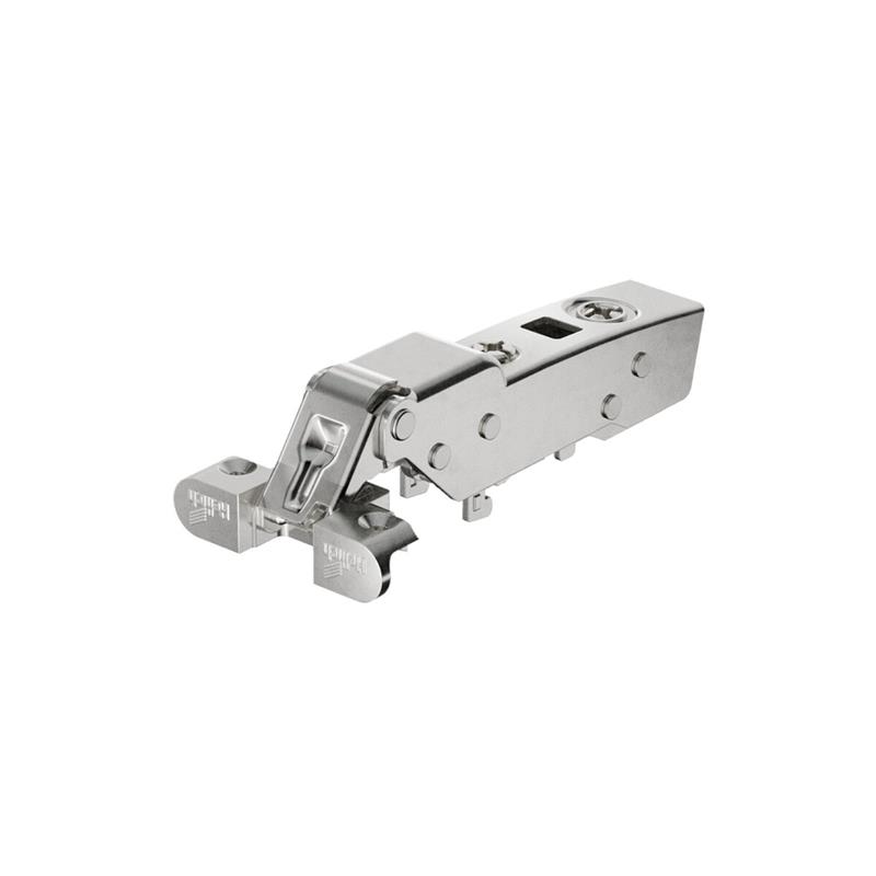 Sensys 8638i aluminum frame half overlay hinge soft-close