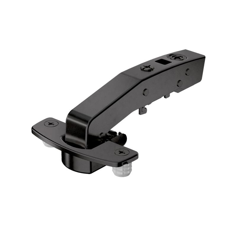 Image Sensys 8639i 95° blind corner hinge Silent System 52 mm with dowels obsidian black