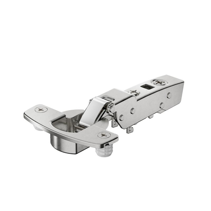 Sensys 8631i half overlay hinge soft-close 45 mm for thick door, with dowels