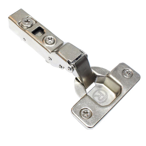 Serie 832 105° half overlay hinge with dowels