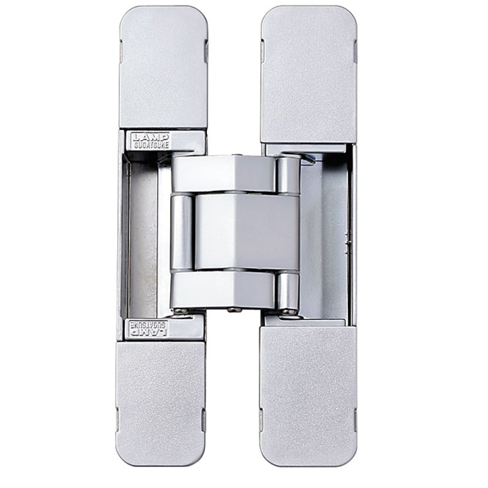 HES3D-120 recessed hinge brushed chrome