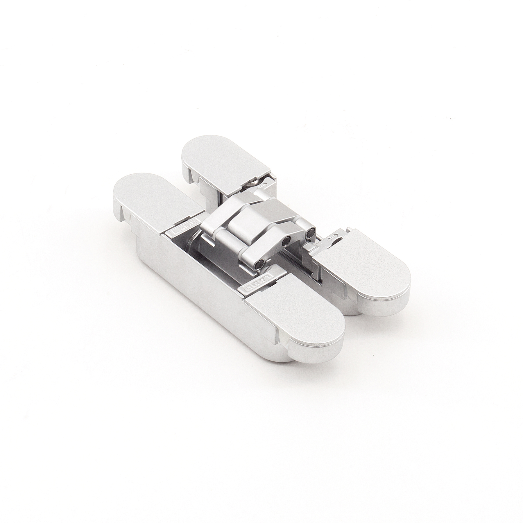 HES3D-90 recessed hinge brushed chrome