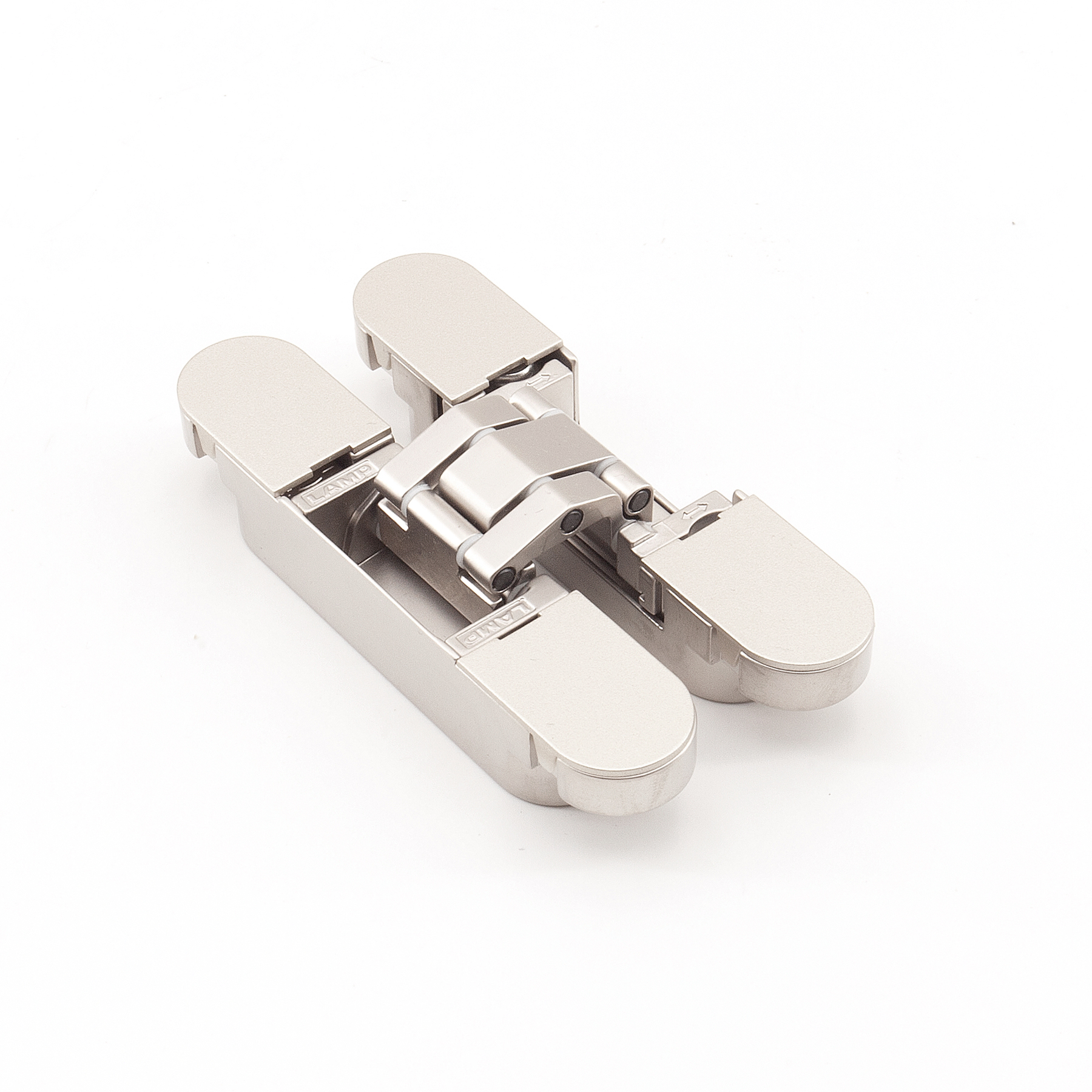 HES3D-90 recessed hinge brushed nickel