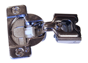 Grass TEC face-frame hinge 1/2 in overlay with dowel and ajustable soft close