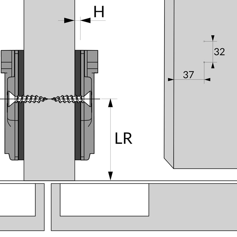 PLA-HSC15V half overlay