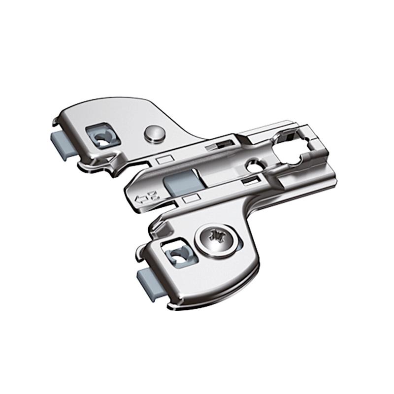 Plaque de montage Sensys 0 mm porte à cadre avec réglage, à visser