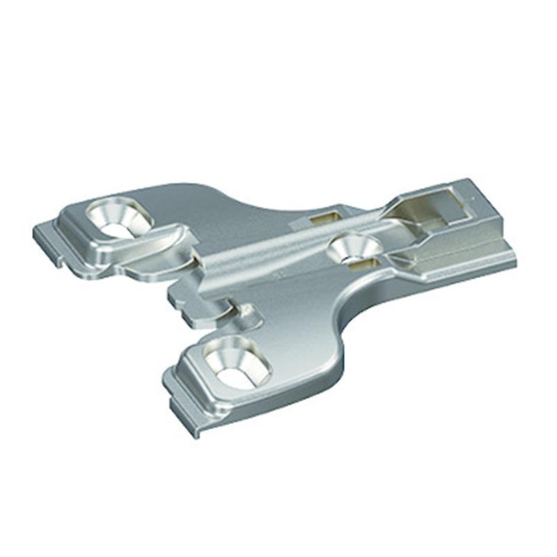 Plaque de montage Hettich Sensys / Intermat 0 mm porte à cadre, à visser