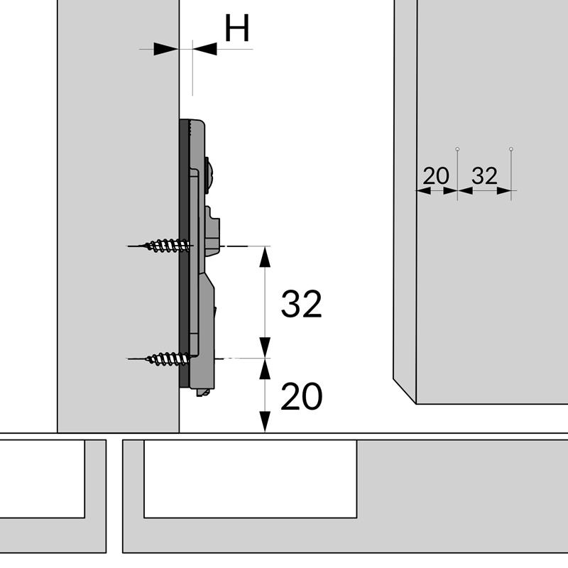 PLA-HSLR15V half overlay