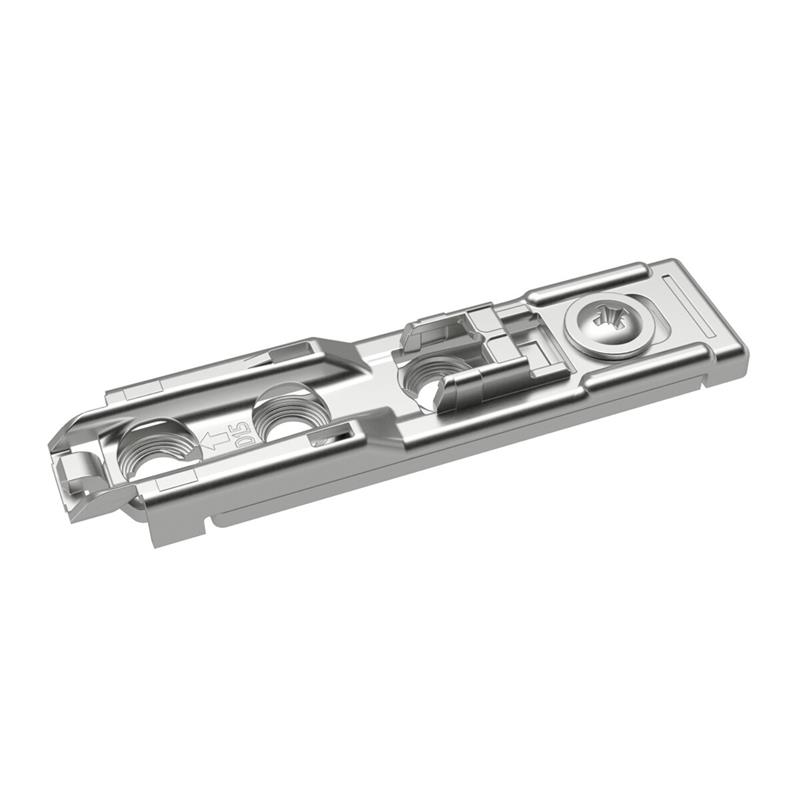 Plaque de montage Sensys linéaire 1,5 mm avec réglage, à visser