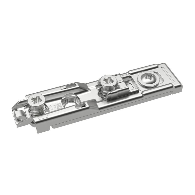 Sensys linear mounting plate with 3 mm adjustment, Euro screws