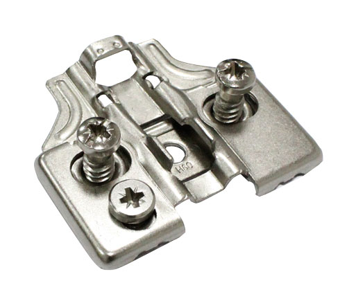 832 Serie mounting plate H0 Euro screws with adjustment