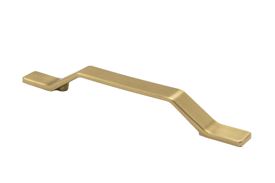 Handle R7265 brushed brass 128 mm