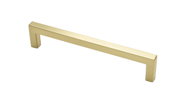 Handle U V0056 brushed brass 160 mm