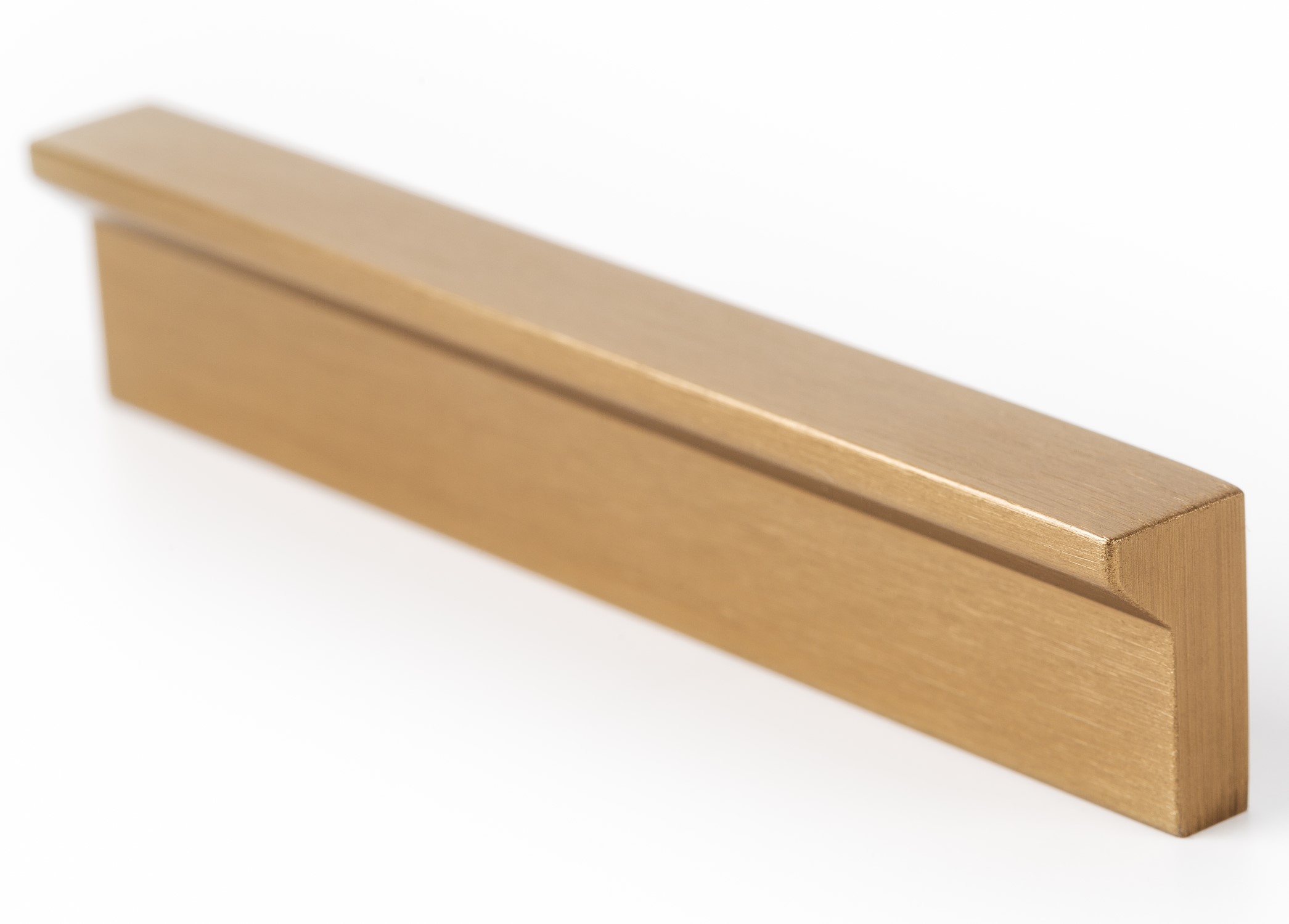 Handle ANGLE V0077 dark brushed brass 64 mm