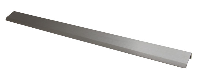 Handle CURVE V0117 brushed grey 416 mm