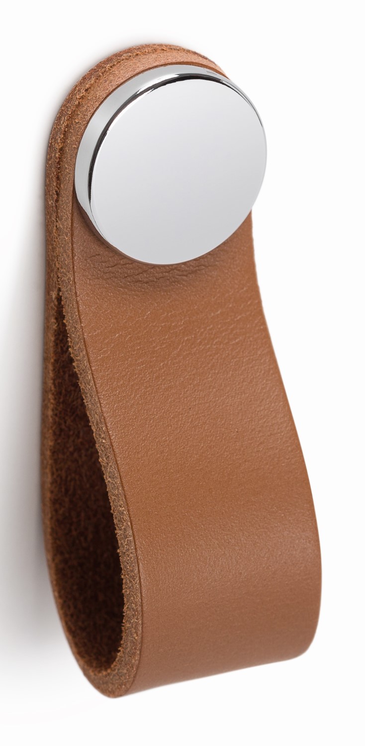 Handle FLEXA V0404 beige leather/chrome