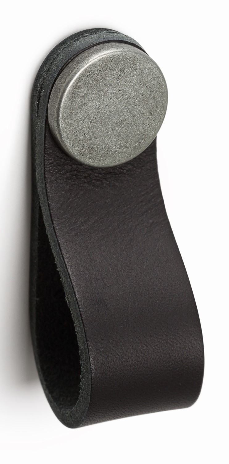 Image Handle FLEXA V0404 black leather/pewter