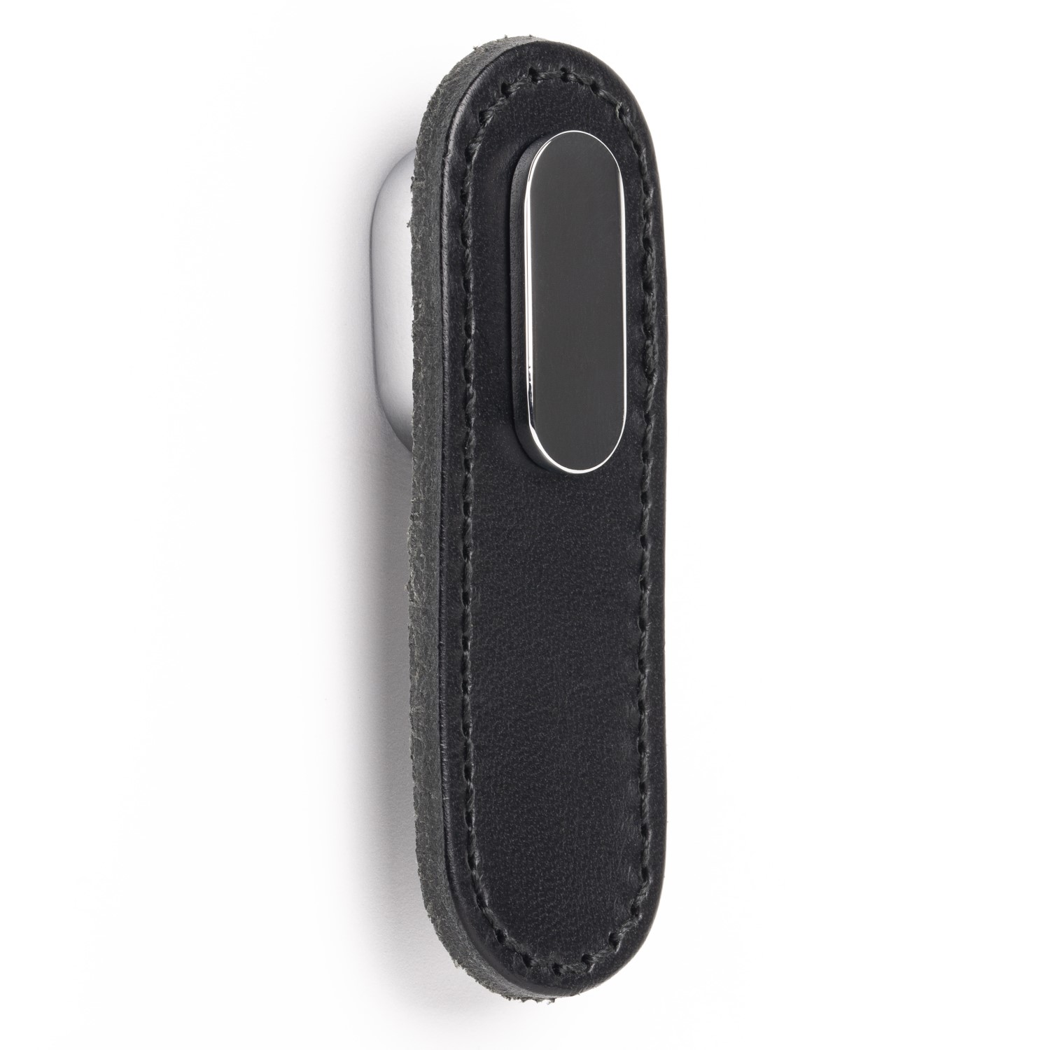 Image Handle OBLONG V0507 black leather/chrome