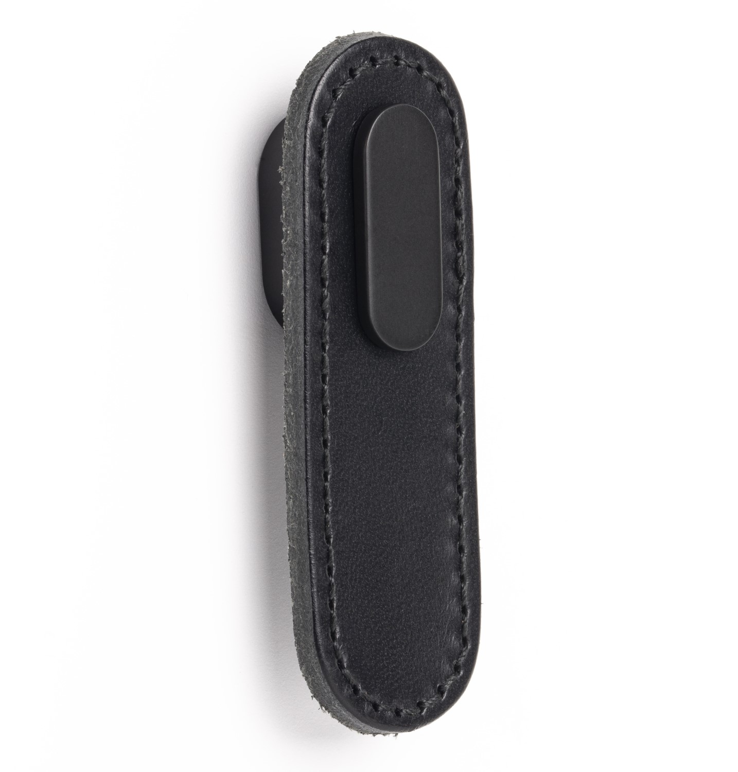 Handle OBLONG V0507 black leather/black