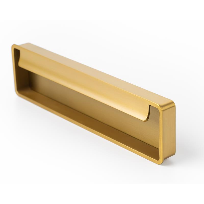 Handle FOLD V0542 brushed brass cava 128 mm