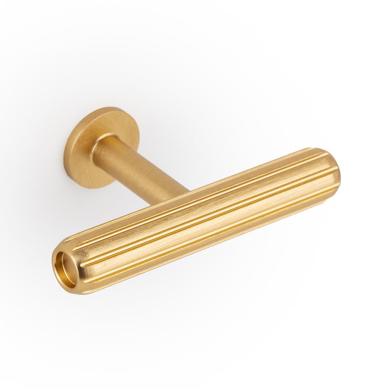 Handle RILLE mini V0621 brushed dark brass