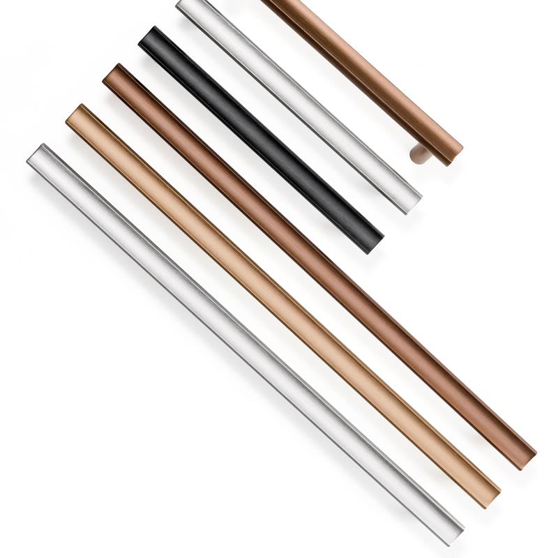 Handle V0628 MOON brushed brass cava 320 mm