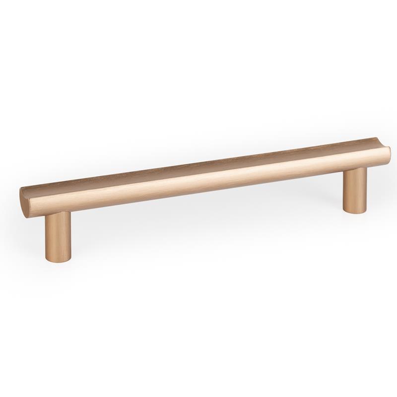 Handle V0628 MOON brushed brass cava 160 mm