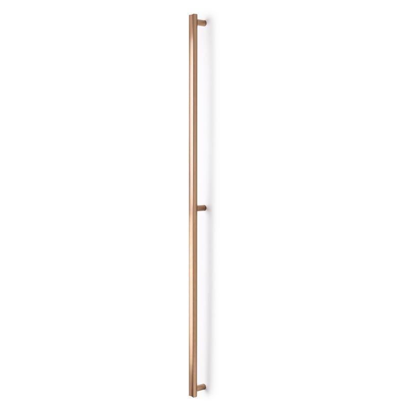 Handle MOON V0663 brushed brass cava 1056 mm back-to-back mounting