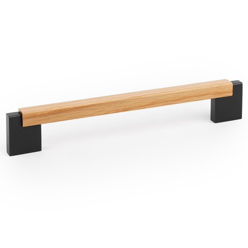 Handle DUO MINI V0658 lava grey/oak 160 mm