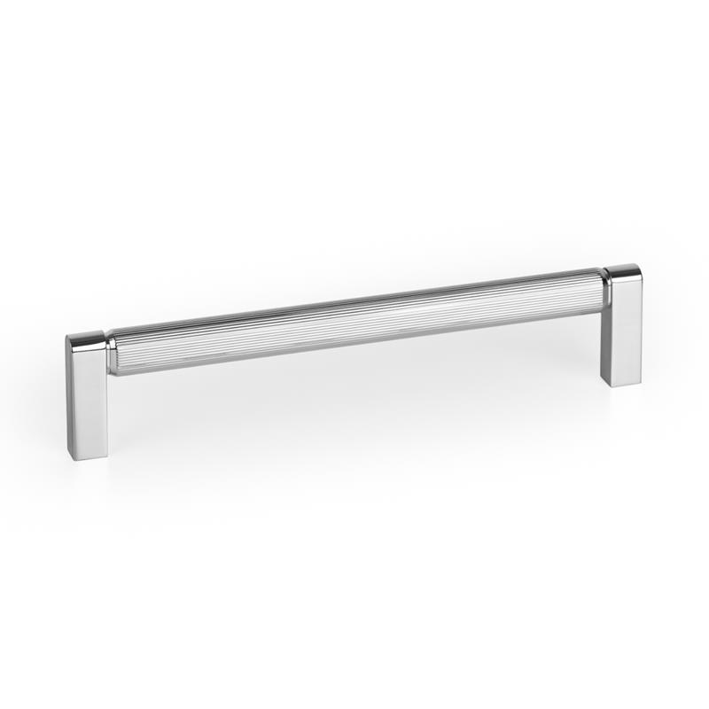Image Poignée BROOKLYN V0676 nickel poli 160 mm