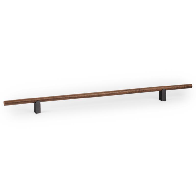 Poignée KUMO WOOD V0733 noir titane/noyer 320 mm