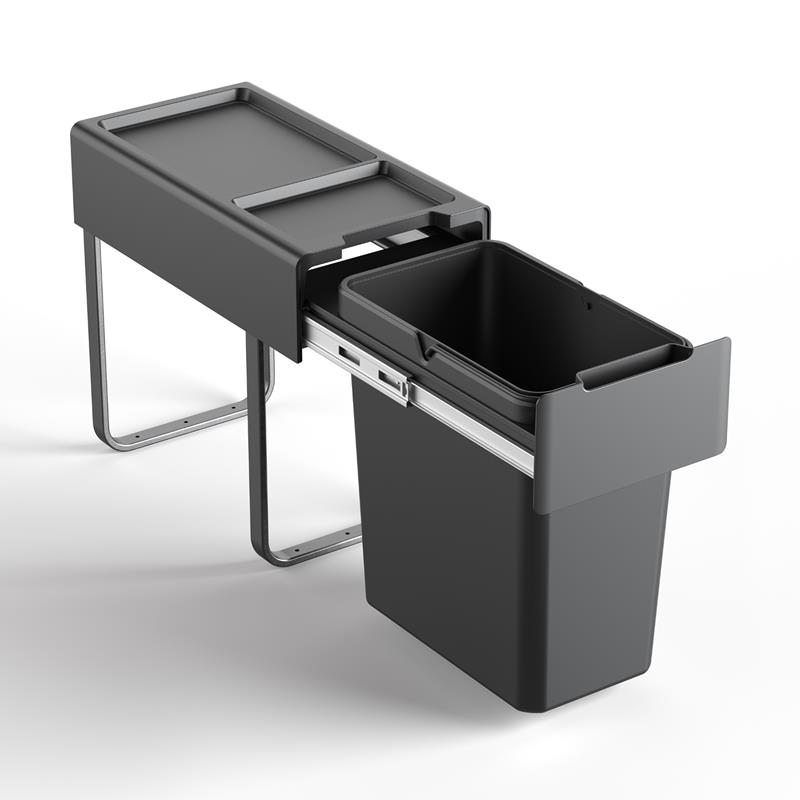 Pull-out waste bin EB 12" 1 bin 25L