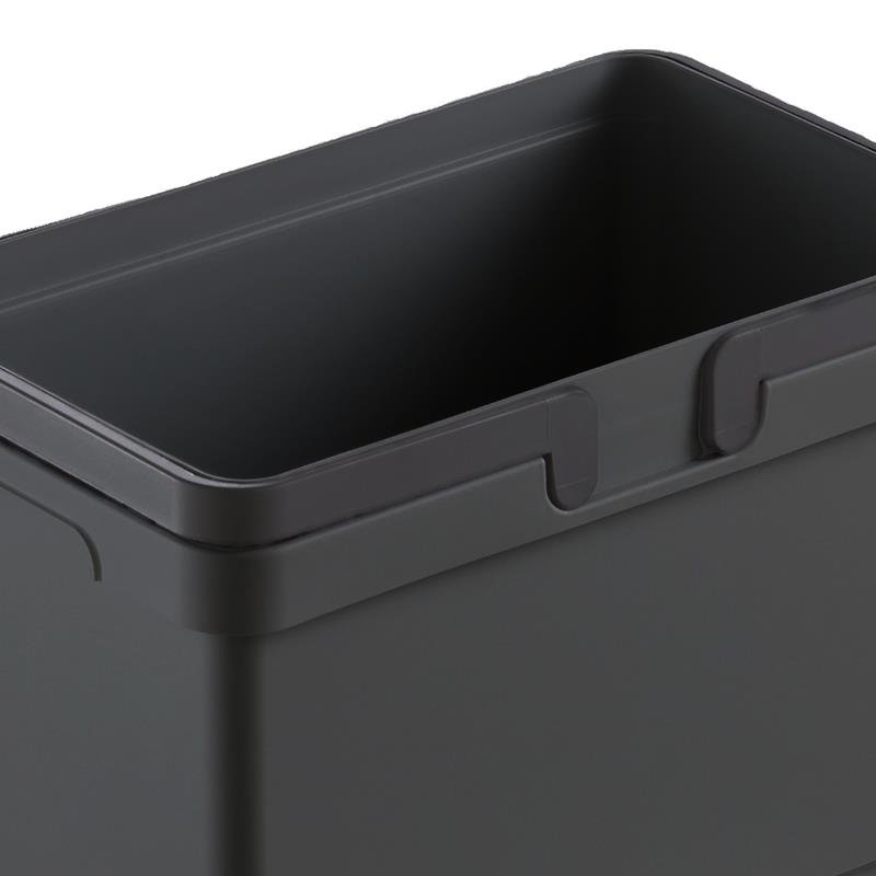 Bac de poubelle Vibo 9 L anthracite