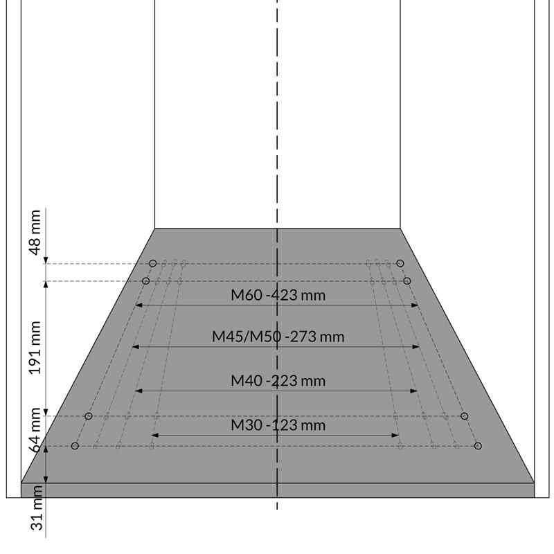 BOTTOM CABINET DRILLING