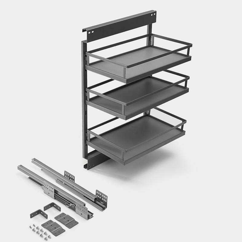 Diamond 12'' (300mm) narrow pull-out 3 baskets