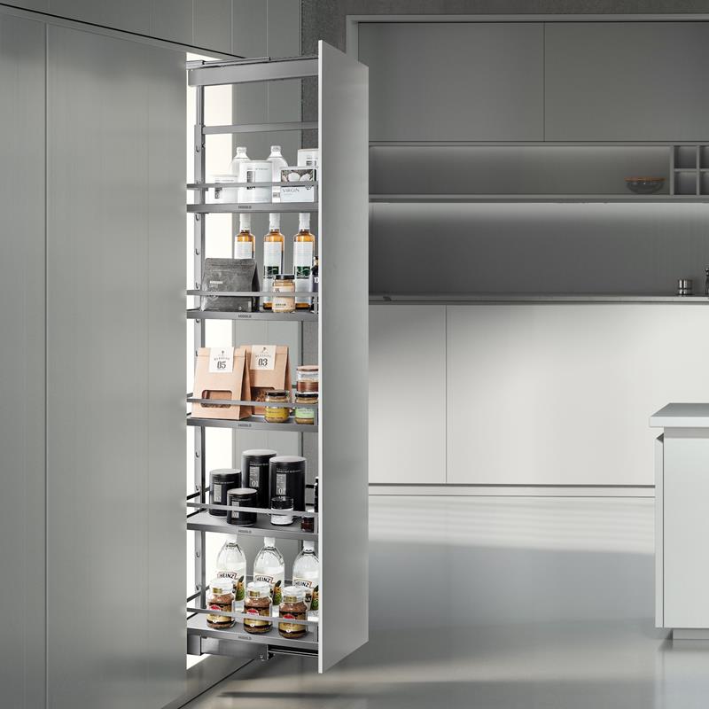 Pull out larder unit 30 Diamond - 5 baskets