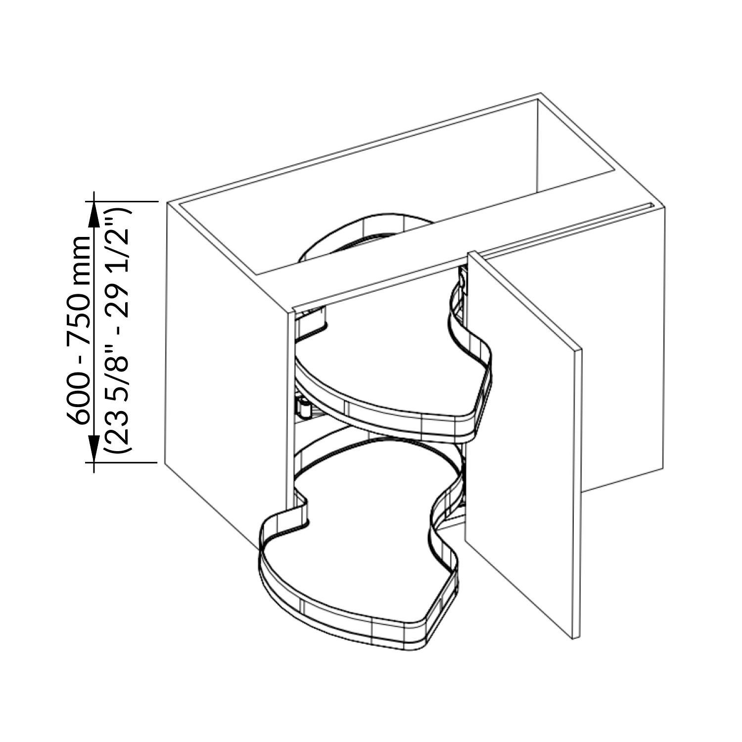 RCM-H101081 spec hauteur caisson