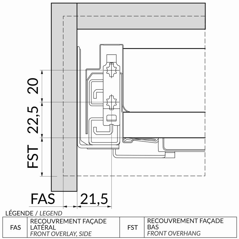 COT-SCA-H63-550-S IMP FACADE