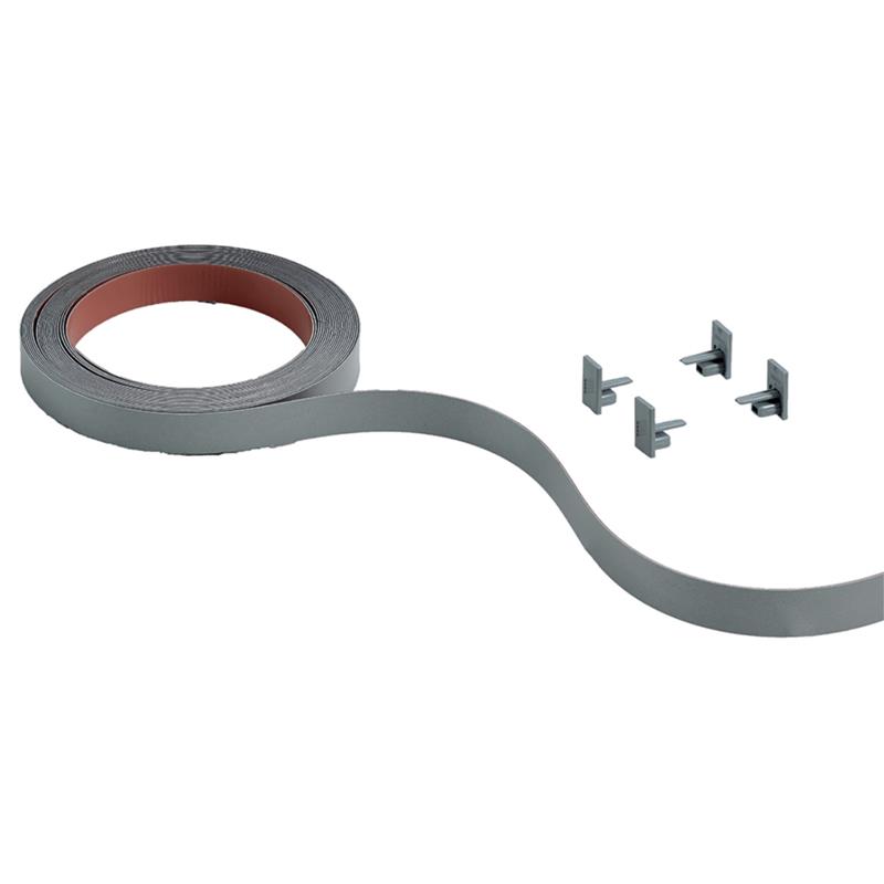 Kits de couleur pour rails SlideLine M recouvrement complet 16 mm argent