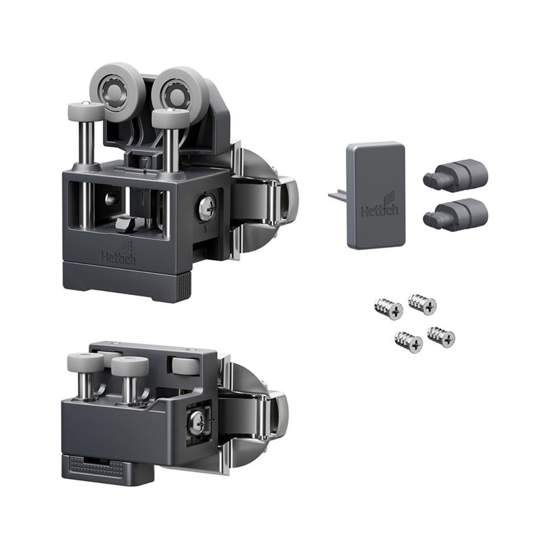 WingLine L kit with bottom guide 12 kg right opening anthracite for comfort unit