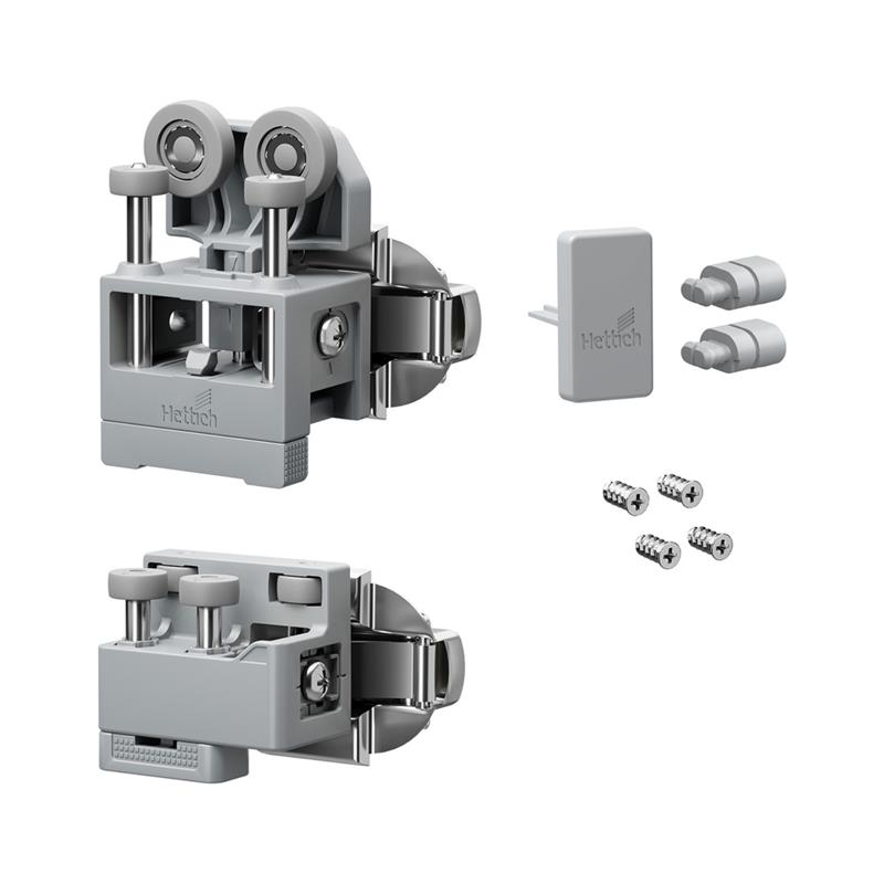 WingLine L kit with bottom guide 12 kg right opening grey for comfort unit