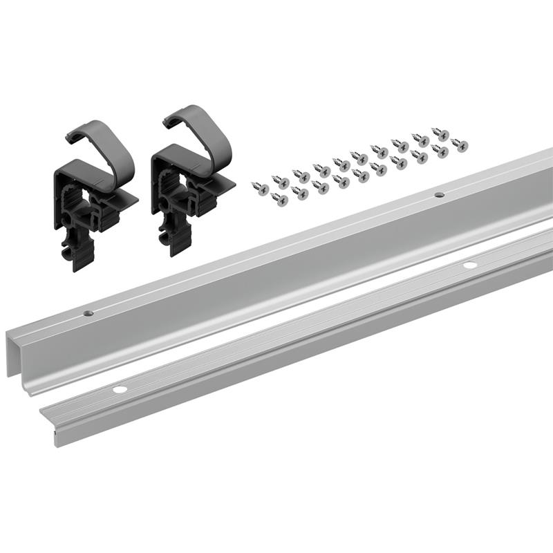 Top and bottom profiles WingLine L 2400 mm anodised aluminum
