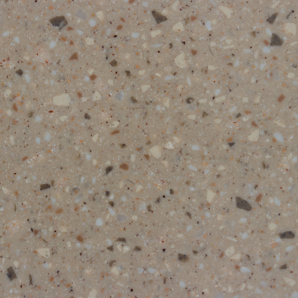 Image Surface solide acrylique 757A - Yorkshire Tan-Granite demi-plaque