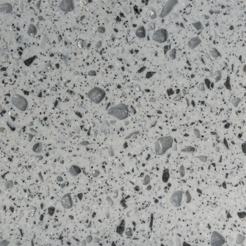 Acrylic solid surface 932SA - Mottled Gray half sheet