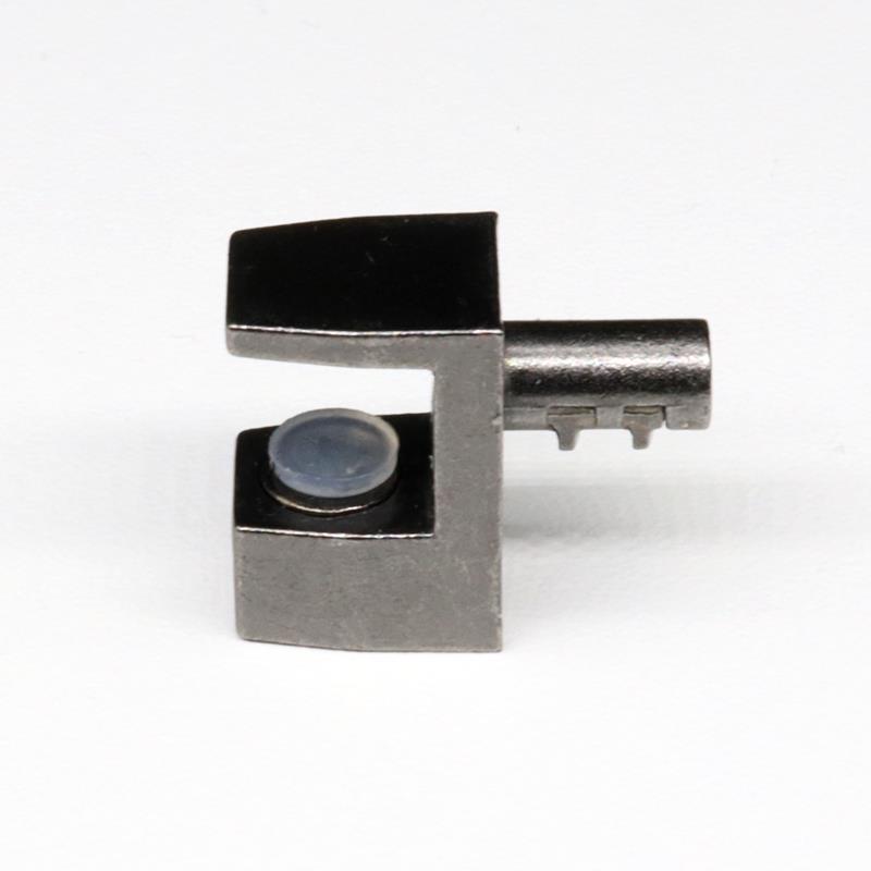 Support à tablette verre 6-8 mm, chrome noir (4 par sac)